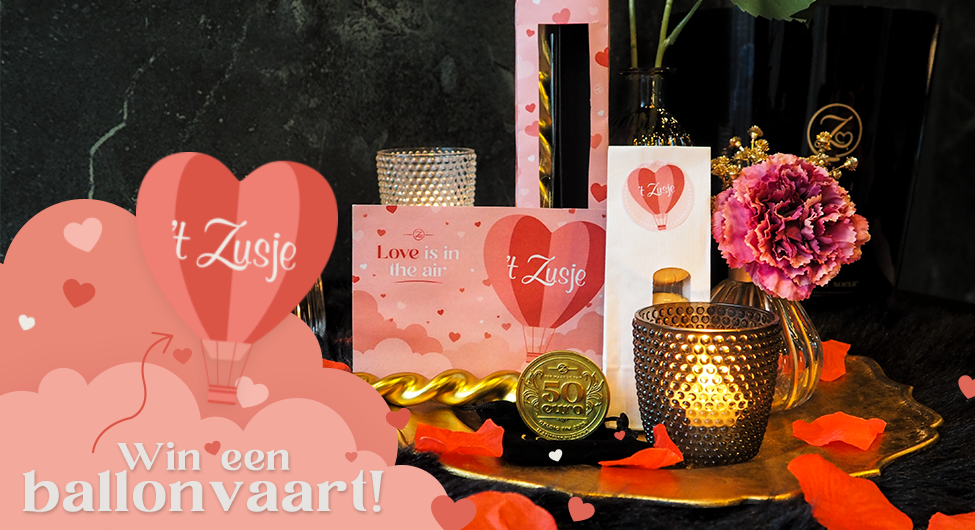 Love is in the air. ❤️ Verklaar jouw liefde met ’t Zusje Valentijnspakket!
